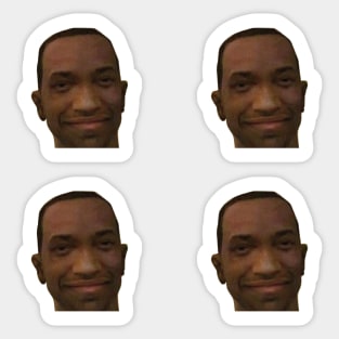 Cj Smiling Sticker